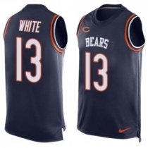 Nike Bears -13 Kevin White Navy Blue Team Color Stitched NFL Limited Tank Top Jersey