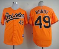 Baltimore Orioles #49 Dylan Bundy Orange Cool Base Stitched MLB Jersey