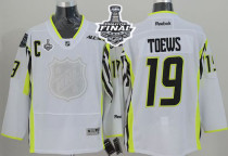 Chicago Blackhawks -19 Jonathan Toews White 2015 All Star 2015 Stanley Cup Stitched NHL Jersey