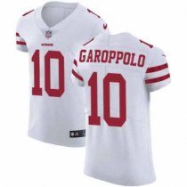 Nike 49ers -10 Jimmy Garoppolo White Stitched NFL Vapor Untouchable Elite Jersey