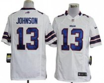 Nike Bills -13 Steve Johnson White Stitched NFL Game Jersey