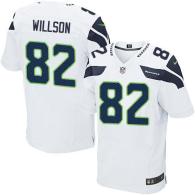 Nike Seattle Seahawks #82 Luke Willson White Men's Stitched NFL Elite Jersey