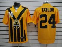Nike Pittsburgh Steelers #24 Ike Taylor Gold 1933s Throwback Men's Stitched NFL Elite Jersey
