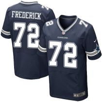 Nike Dallas Cowboys #72 Travis Frederick Navy Blue Team Color Men's Stitched NFL Elite Jersey