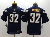 Nike San Diego Chargers #32 Eric Weddle Navy Blue Team Color Men’s Stitched NFL New Elite Jersey