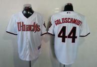 Arizona Diamondbacks #44 Paul Goldschmidt White Cool Base Stitched MLB Jersey