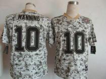 Nike New York Giants #10 Eli Manning Camo Men's Stitched NFL Elite USMC Jersey