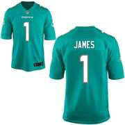2014 NFL Draft Miami Dolphins -1 JaWuan James green Game Jersey