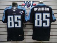 Nike Tennessee Titans #85 Nate Washington Navy Blue Alternate With 15th Season Patch Men's Stitched