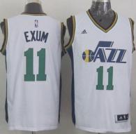Revolution 30 Utah Jazz -11 Dante Exum White Stitched NBA Jersey