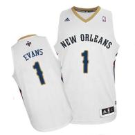 Revolution 30 New Orleans Pelicans -1 Tyreke Evans White Stitched NBA Jersey