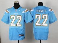 Nike San Diego Chargers #22 Jason Verrett Electric Blue Alternate Men’s Stitched NFL New Elite Jerse