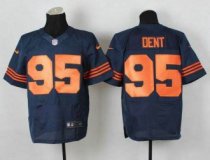 Chicago Bears -95 Richard Dent Navy Blue 1940s Throwback NFL Elite Jersey