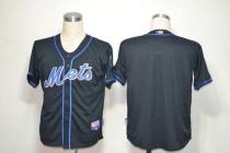 New York Mets Blank Black Alternate Cool Base Stitched MLB Jersey