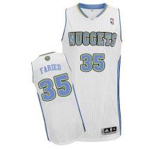 Revolution 30 Denver Nuggets -35 Kenneth Faried White Stitched NBA Jersey
