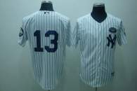 New York Yankees -13 Alex Rodriguez White GMS The Boss Stitched MLB Jersey
