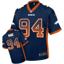 Nike Denver Broncos #94 DeMarcus Ware Navy Blue Alternate Men's Stitched NFL Elite Drift Fashion Jer