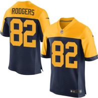 Nike Green Bay Packers #82 Richard Rodgers Navy Blue Alternate Men's Stitched NFL New Elite Jersey