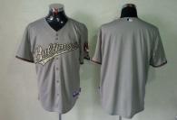Baltimore Orioles Blank Grey USMC Cool Base Stitched MLB Jersey