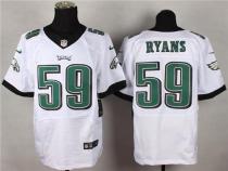 Nike Philadelphia Eagles #59 DeMeco Ryans White Men's Stitched NFL New Elite Jersey