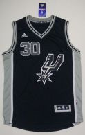San Antonio Spurs -30 David West Black New Road Stitched NBA Jersey