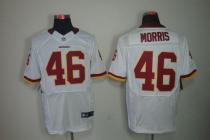 Nike Washington Redskins -46 Alfred Morris White Men's Stitched NFL Elite Jersey
