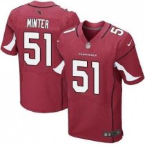 Nike Arizona Cardinals -51 Minter Jersey Red Elite Home Jersey