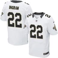 Nike New Orleans Saints #22 Mark Ingram White Men's Stitched NFL Elite Jersey