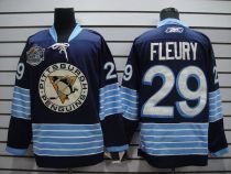 Pittsburgh Penguins -29 Andre Fleury Stitched Dark Blue 2011 Winter Classic Vintage NHL Jersey