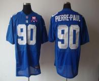 Nike New York Giants #90 Jason Pierre-Paul Royal Blue Team Color With 1925-2014 Season Patch Men's S