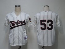 Minnesota Twins -53 Nick Blackburn Cream Cool Base Stitched MLB Jersey