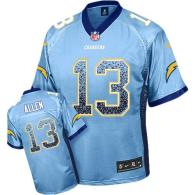 Nike San Diego Chargers #13 Keenan Allen Electric Blue Alternate Men‘s Stitched NFL Elite Drift Fash