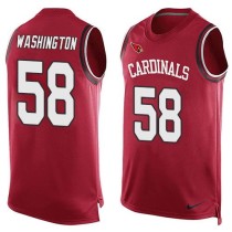 Nike Arizona Cardinals -58 Daryl Washington Red Team Color Stitched NFL Limited Tank Top Jersey