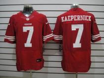 Nike San Francisco 49ers #7 Colin Kaepernick Red Team Color Men‘s Stitched NFL Elite Jersey