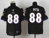 Nike Ravens -88 Dennis Pitta Black Alternate Men's Stitched NFL Elite Jersey