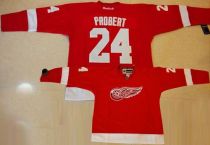 Detroit Red Wings -24 Bob Probert Red Stitched NHL Jersey
