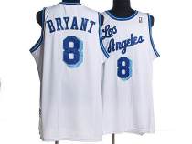 Los Angeles Lakers -8 Kobe Bryant Stitched White NBA Jersey