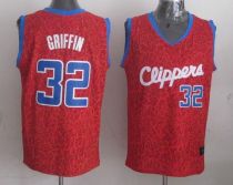 Los Angeles Clippers -32 Blake Griffin Red Crazy Light Stitched NBA Jersey