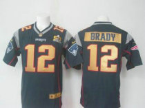 Nike New England Patriots -12 Tom Brady Navy Blue Team Color Super Bowl 50 Collection Stitched NFL E