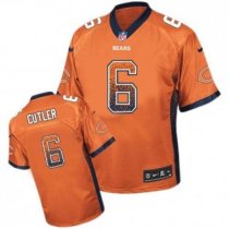 Nike Bears -6 Jay Cutler Orange Alternate Stitched NFL Elite Drift Fashion Jersey