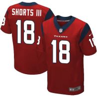 Nike Houston Texans #18 Cecil Shorts III Red Alternate Men's Stitched NFL Elite Jersey