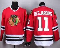 Chicago Blackhawks -11 Andrew Desjardins Red Home Stitched NHL Jersey