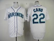 Seattle Mariners #22 Robinson Cano White Home Cool Base Stitched MLB Jersey