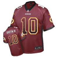 Nike Washington Redskins -10 Robert Griffin III Burgundy Red Team Color Men's Stitched NFL Elite Dri