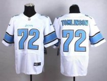 Nike Detroit Lions -72 Laken Tomlinson White Stitched NFL Elite Jersey