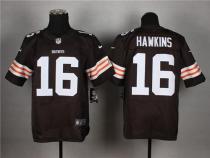 Nike Cleveland Browns -16 Andrew Hawkins Brown Team Color Men's Stitched NFL Elite Jersey