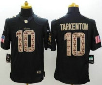 Nike Minnesota Vikings -10 Fran Tarkenton Black NFL Limited Salute to service jersey