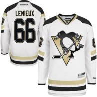 Pittsburgh Penguins -66 Mario Lemieux White 2014 Stadium Series Stitched NHL Jersey