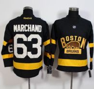 Boston Bruins -63 Brad Marchand Black 2016 Winter Classic Stitched NHL Jersey
