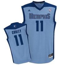 Revolution 30 Memphis Grizzlies -11 Mike Conley Light Blue Stitched NBA Jersey